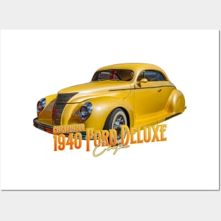 Customized 1940 Ford DeLuxe Coupe Posters and Art